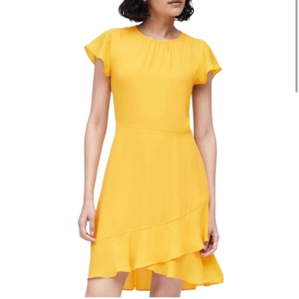 Yellow Banana Republic Dress